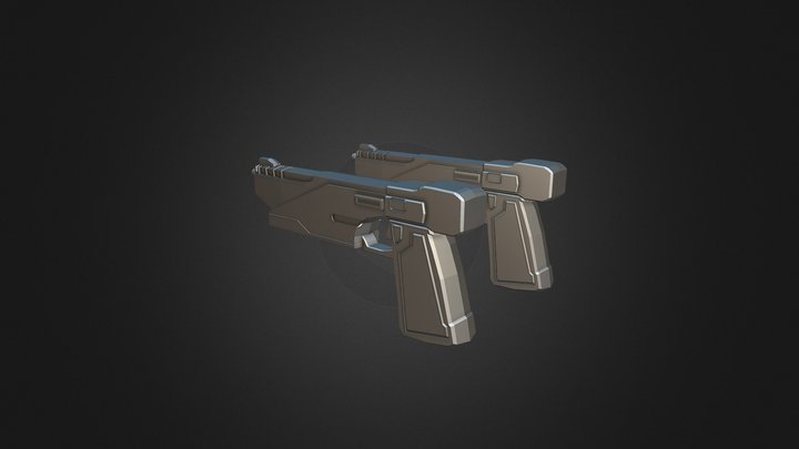 Star Wars: Dual Westar-35 Blaster. 3D Model