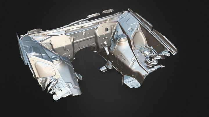 Polonez engine bay 3D Model