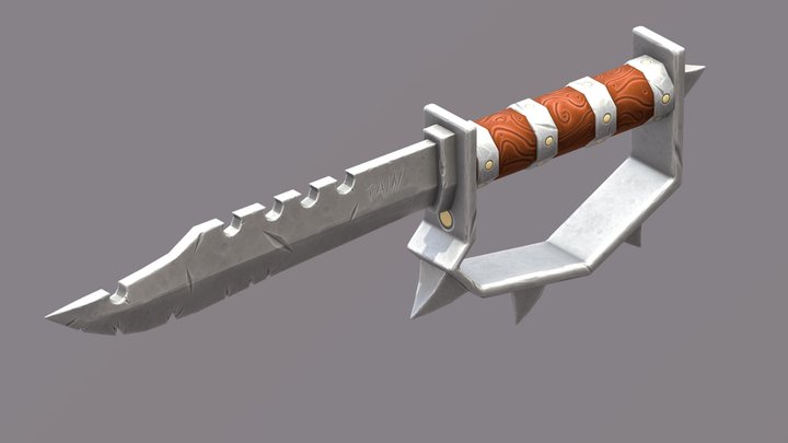Stylized Knife - Game Asset 3D Model