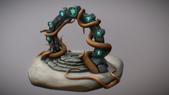The Portal of Forgotten Time 3D Model