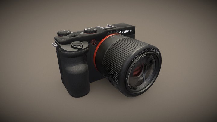 Canon Camera 3D Model
