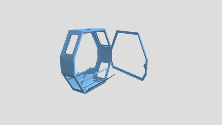 Estructura Flores Cinéticas 3D Model