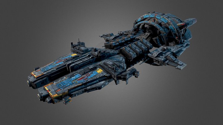 Commander SpaceShip G7 - Buy Royalty Free 3D model by CGPitbull [14f3252] -  Sketchfab Store