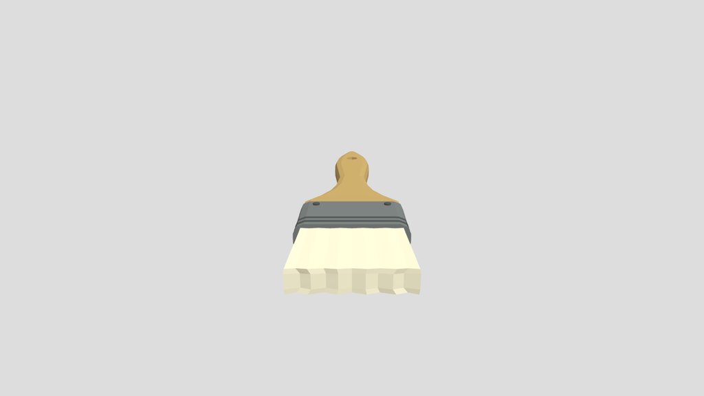 Low Poly Paintbrush
