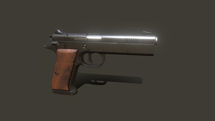 M2 pistol B – Free 3D Model STL