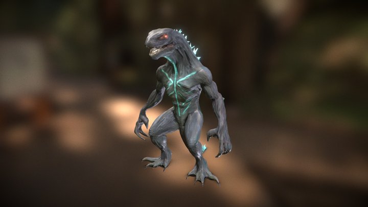 Terrifying monster 3D Model