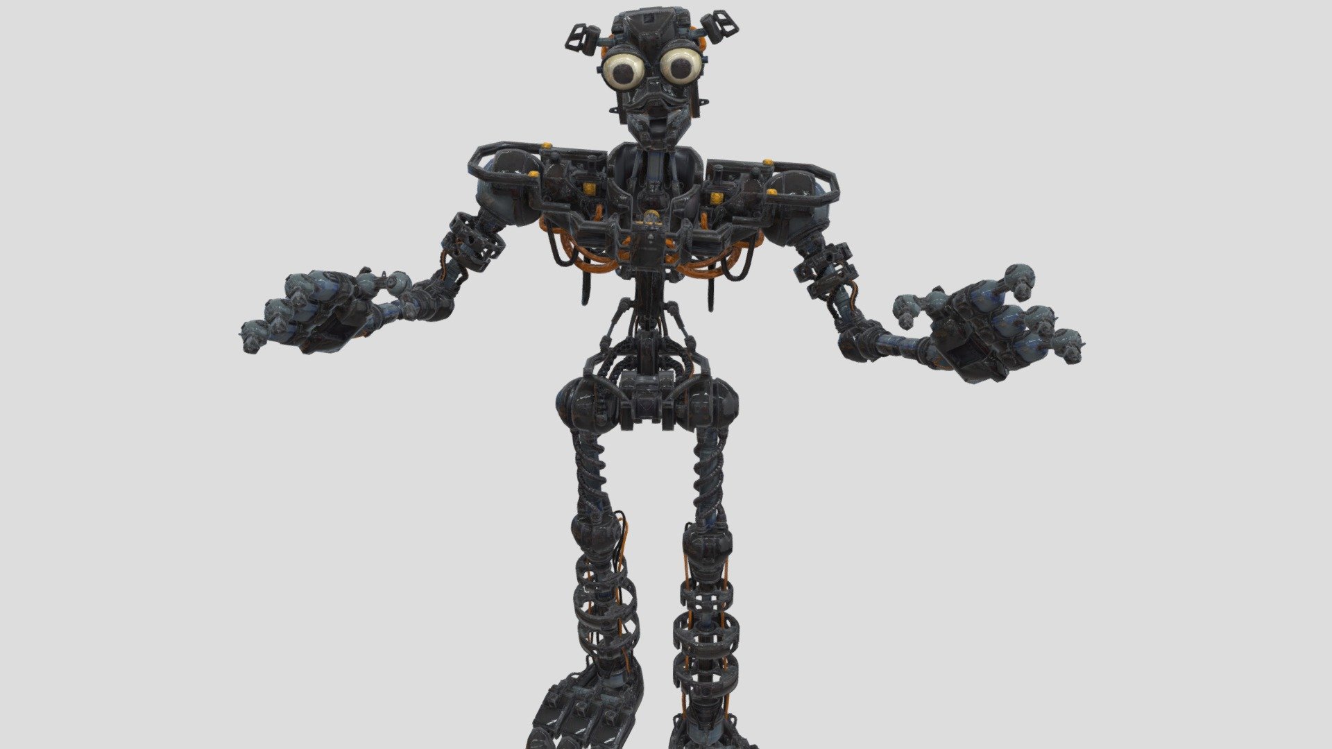 Endoskeleton - Download Free 3D Model By Skylajade69 [14f5320] - Sketchfab