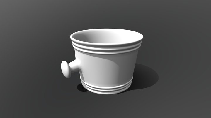 Barber Cup 3D Model