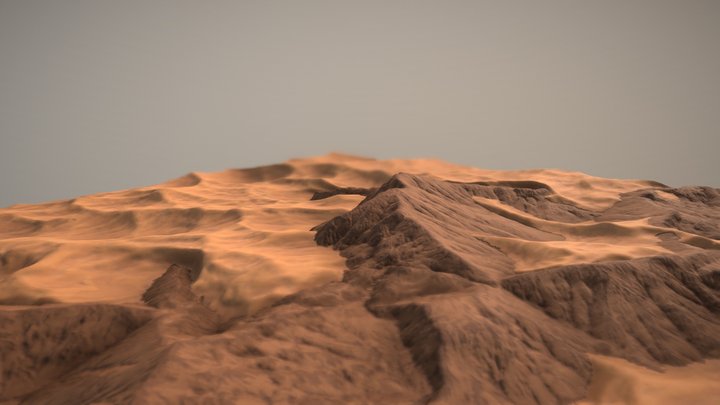 Desert Landscapes 3D Model