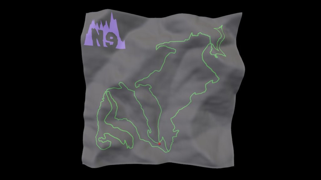 Nasty 9 (N9) Trail Race animated 3D course map