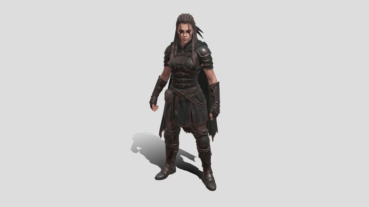 Ironbraid Warlord 3d model free – Kostenloses 3D-Modell STL