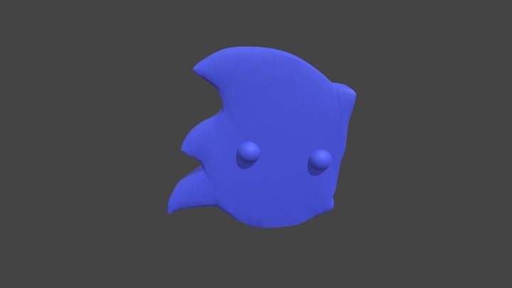Derpy-Eyed Sonic The Hedgehog Popsicle