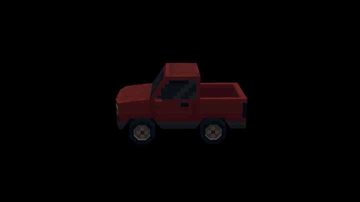 Truck - Blockbench learning 3D Model