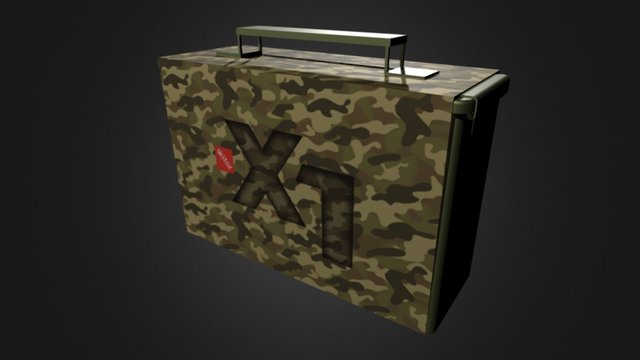 X1_包裝盒模擬圖_v1 3D Model