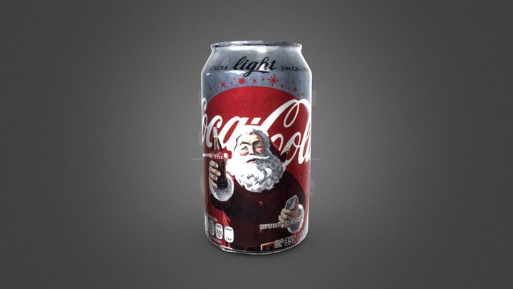 Spanish Diet Coke Can 3D Model