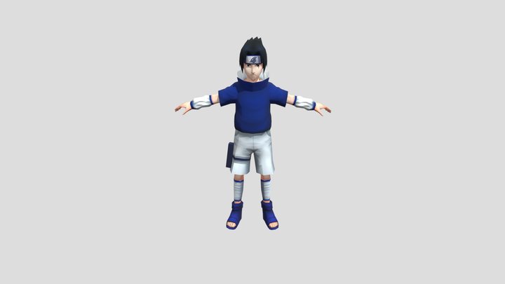 Sasuke Rig 3D Model