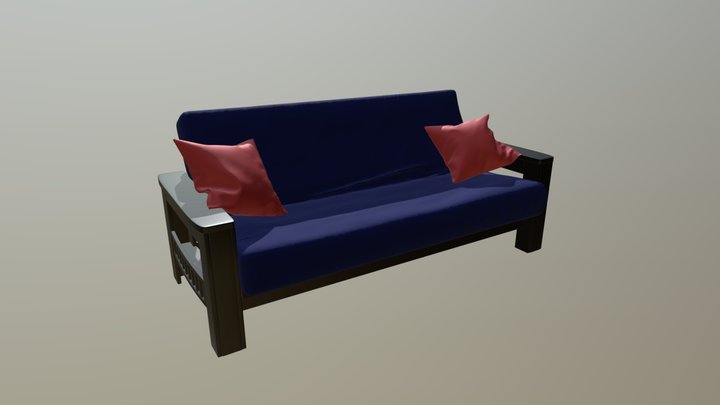 Futon 3D Model