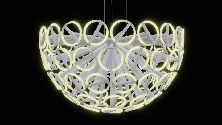 Strala Calmares Ceiling Lamp 3D Model