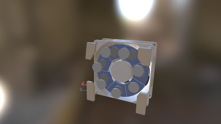 Prototype Magnetic Turbine 3D Model