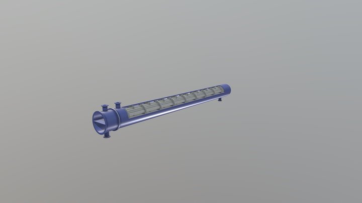 Split Ring-Heat Exchanger 3D Model