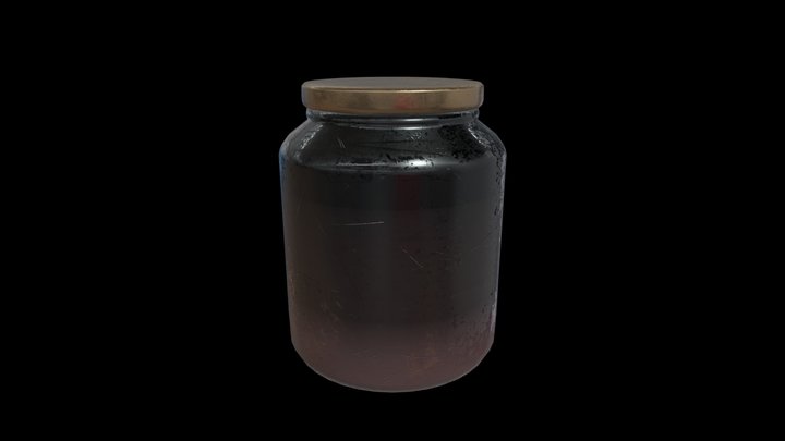 Glass jar 3D Model