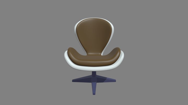 3D Printable Designer Style Chair