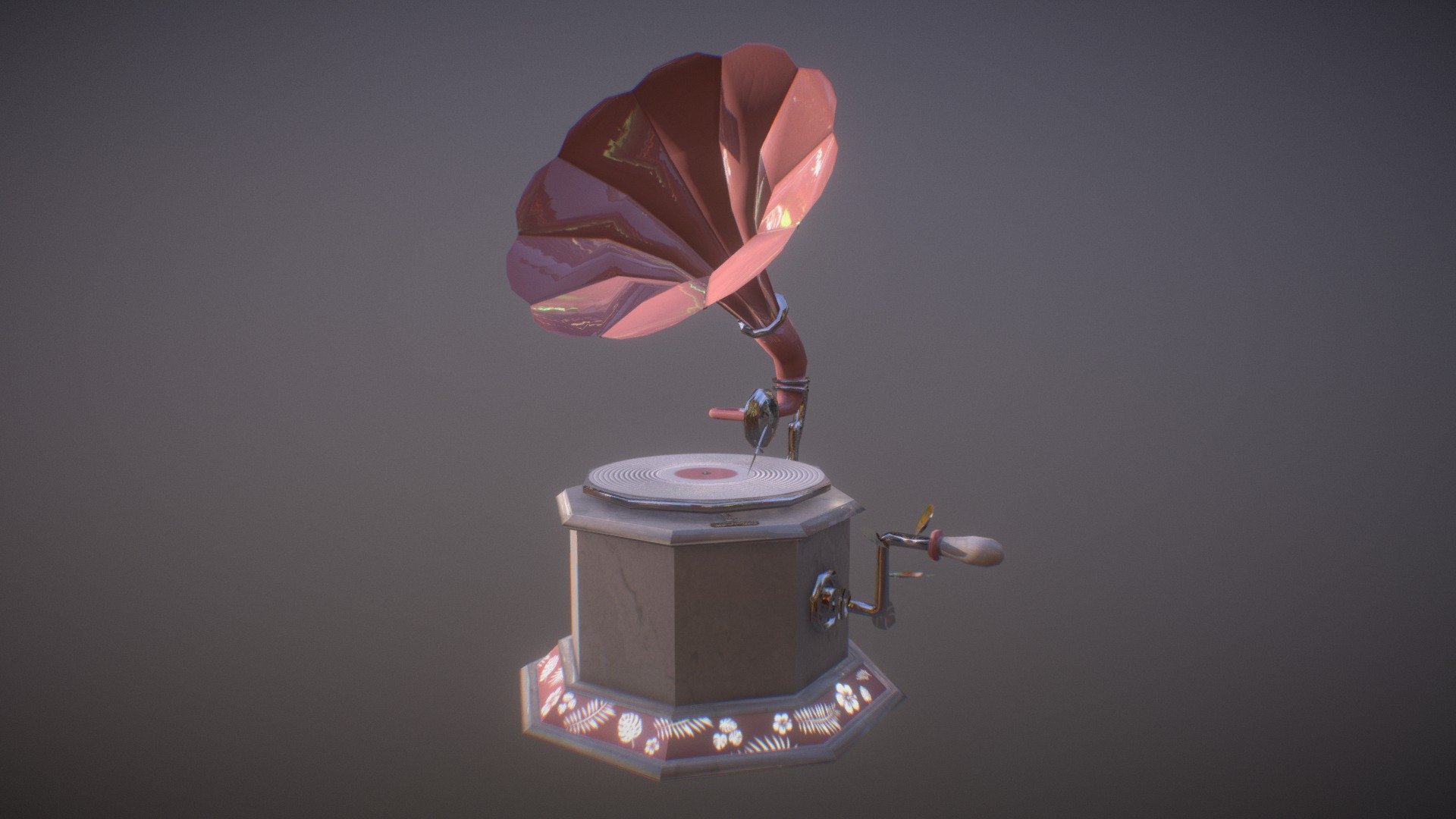 G r a m o p h o n e - 3D model by Armando.Castillo [150001d] - Sketchfab