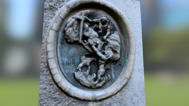 Piazza Purgatorio (detail), Lagonegro, Italy 3D Model