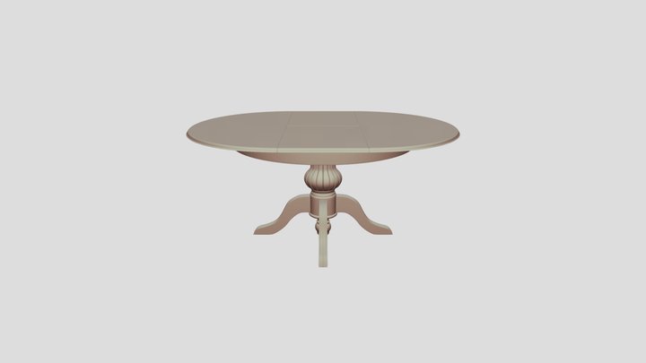 Dinner Table 3D Model