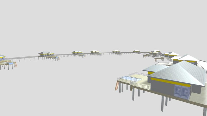 Maldives Villa Project 3D Model