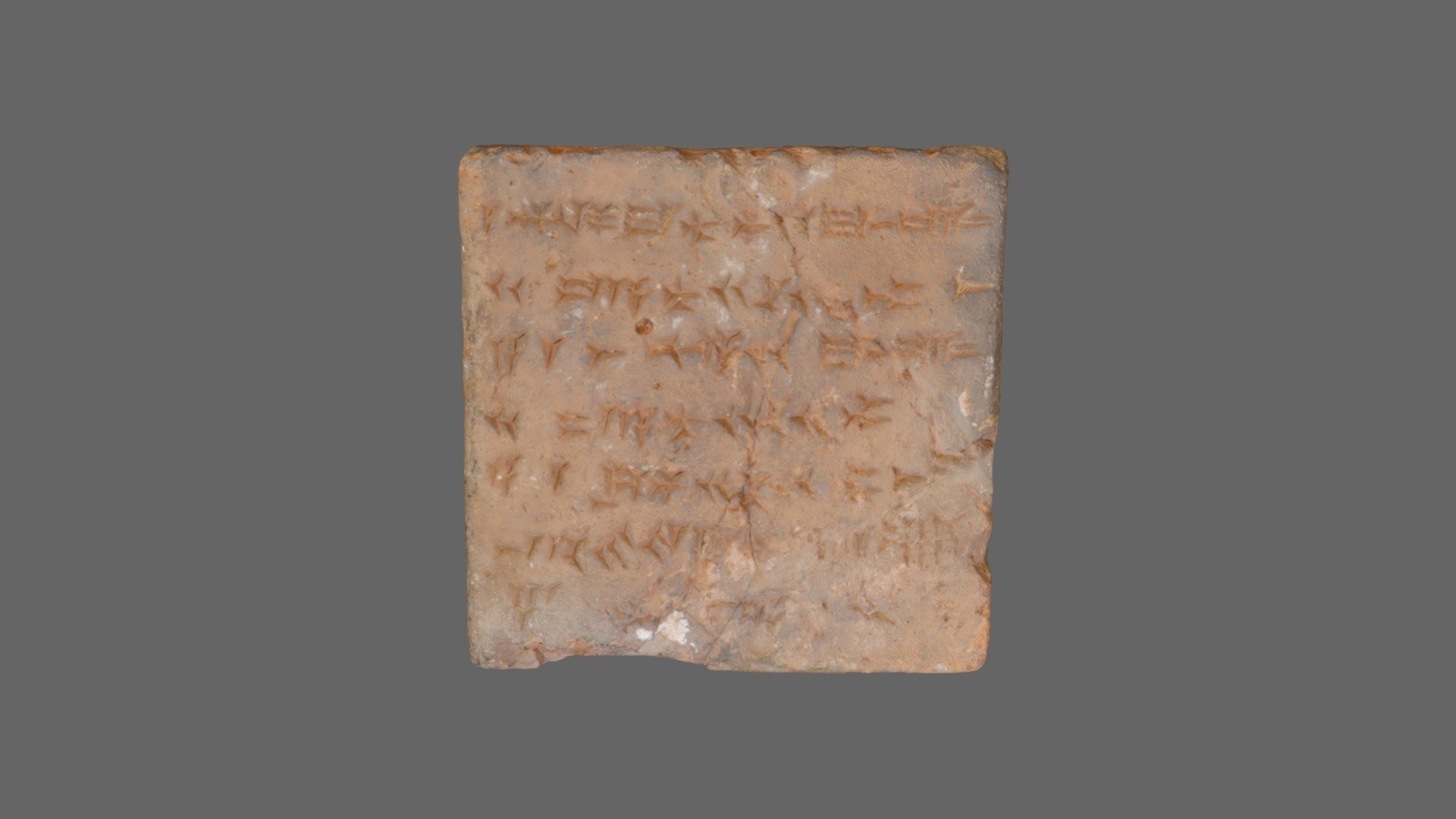 Assyrian Block - 3D model by Beth Fischer, Williams College Museum of ...