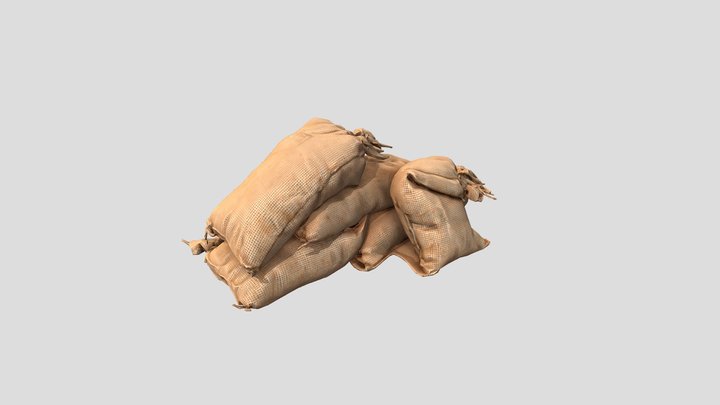 Burlap sacks – Free 3D Model STL
