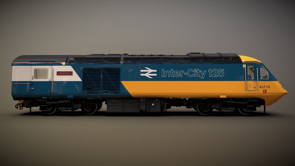 Train - Intercity 125 Rail Blue Livery