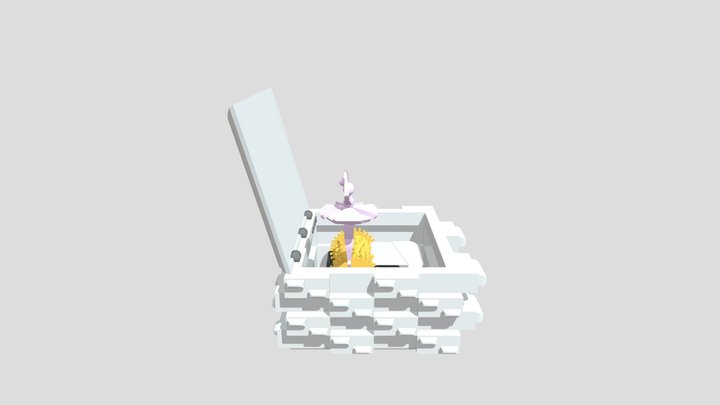 Wind Up Music Box 3D Model