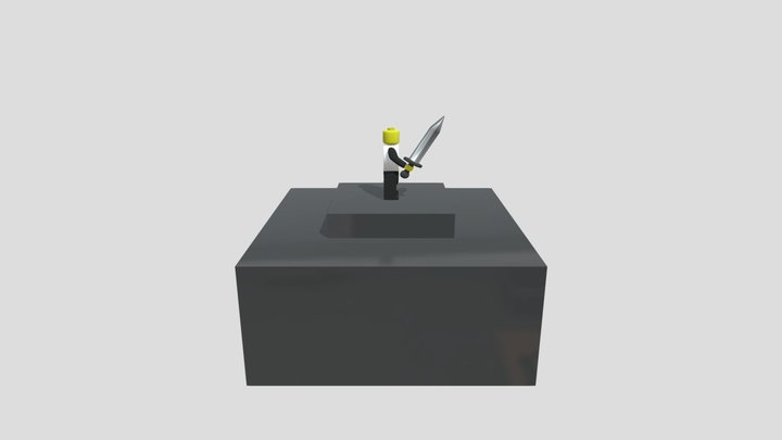 Legoman 3D Model