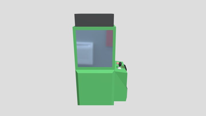 Claw Machine Cabinet 3D Model