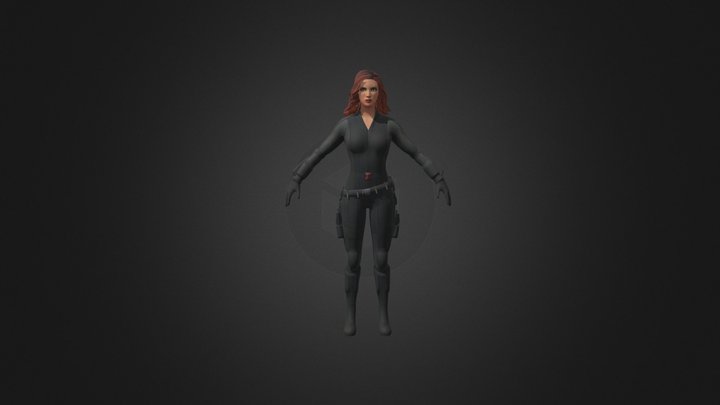 Black Widow 3D Model 3D Model