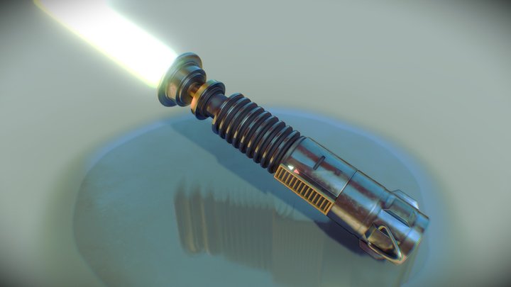 Luke Skywalker's Lightsaber 3D Model