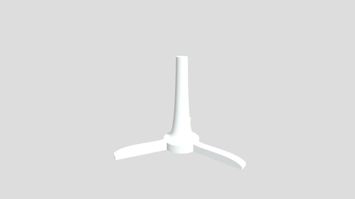 Stand for small wind instruments 3D Model