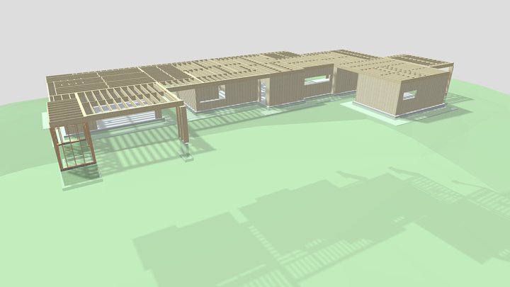 CLT-maja2 3D Model