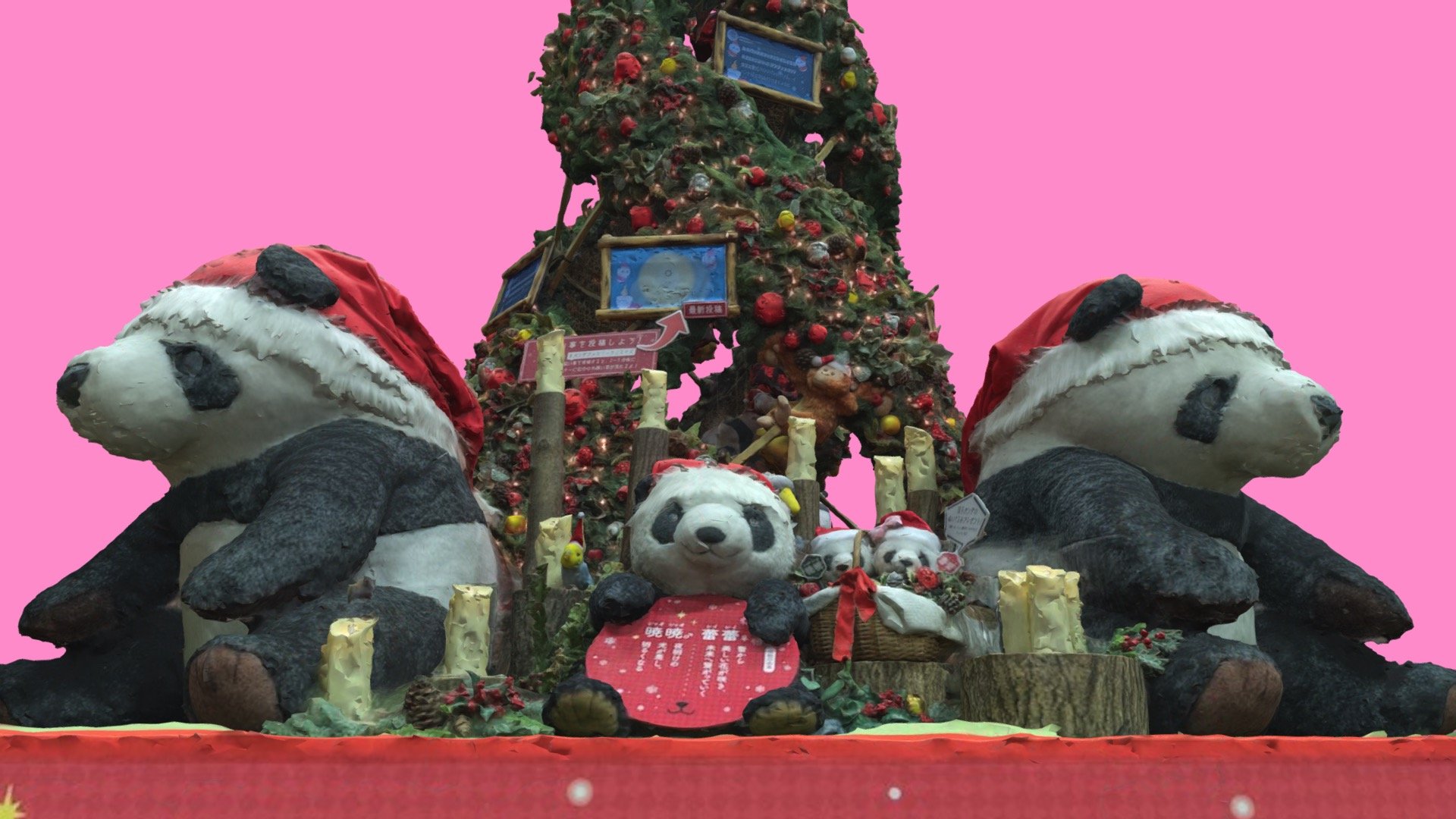 上野駅のクリスマスツリー