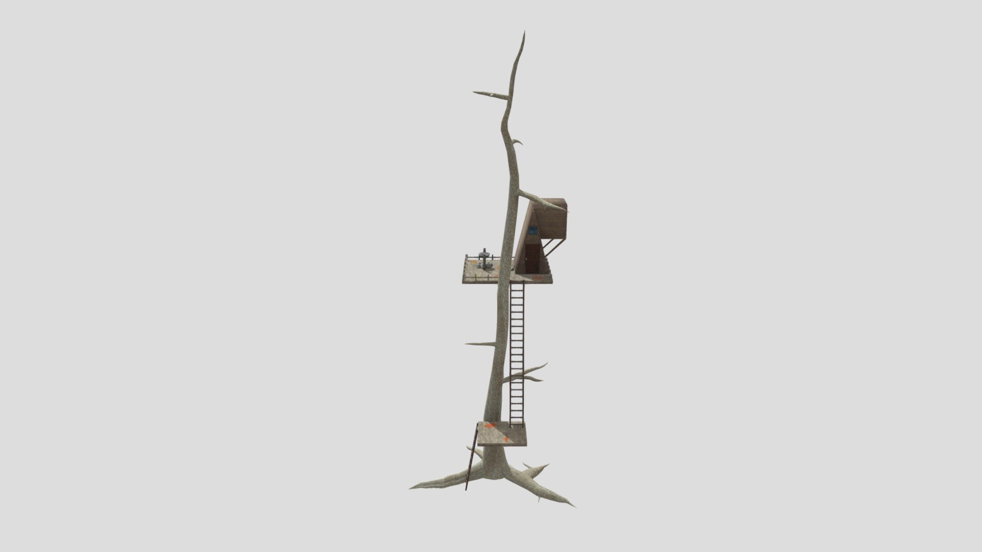 Old Jungle Treehouse - 3D model by o3Rib9VO4k [150b88b] - Sketchfab