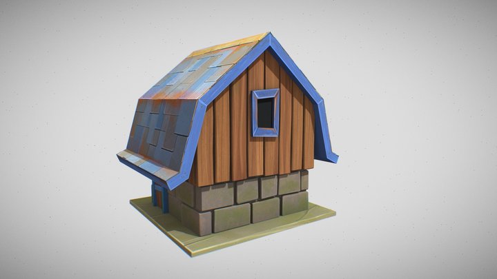 Barn 3D Model