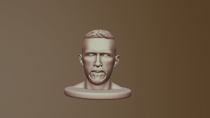 Scott Adkins 3D Model