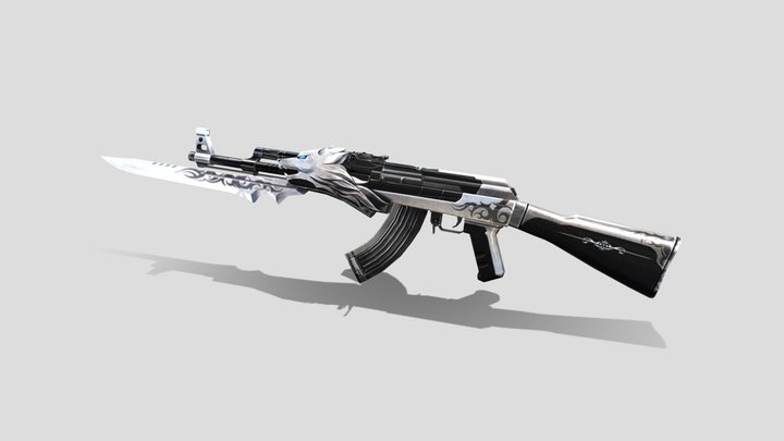 AK 47 Glory – Modello 3D gratuito STL