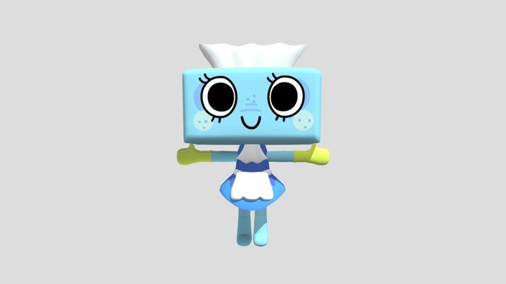 Tisha Redesign (dandy's World) 3D Model