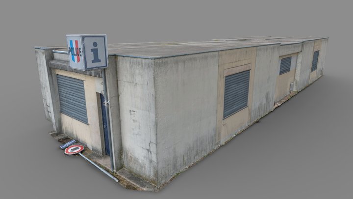 Building scan No. 4 - Police post 3D Model