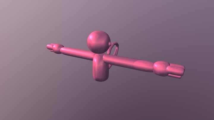 Monke Raiders Body 3D Model