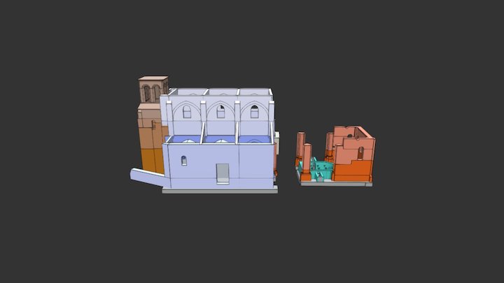 Etampes, Notre-Dame - Choir 2 3D Model