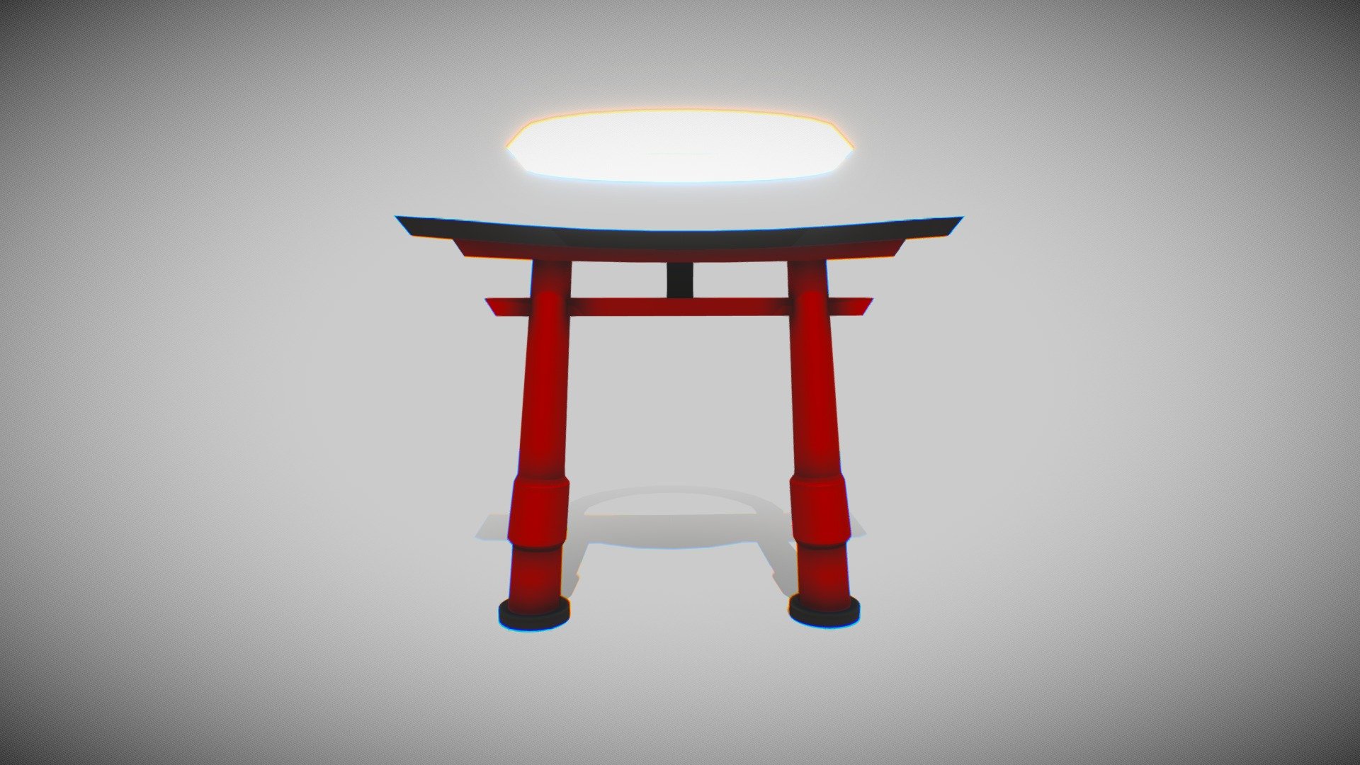 Torii Gate Lighthouse — Sketchfab embed 3D viewer